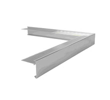 Aluminium daktrim 60x45mm buitenhoek