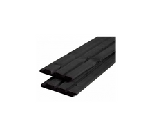 Pakket 282 stuks - Douglas triple rhombus plank 18 x 130 zwart