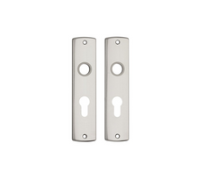 Kortschild PC55 alu F1 incl. patentboutjes
