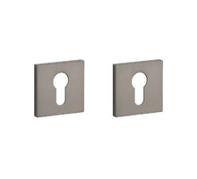 Stile cilinderrozetten 53x53x7mm Titanium
