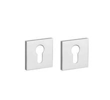 Stile cilinderrozetten 53x53x7mm Chroom gepolijst