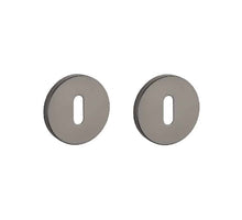 Stile sleutelrozetten Ø53x7mm Titanium