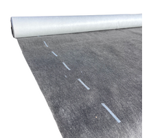 Spinvliesfolie (dampopen folie) -  1,5m x 20m (30 m² per rol) - 120g/m² - zwart - BILKA