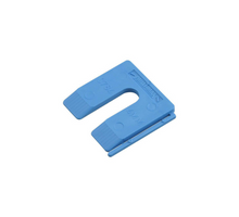 Uitvulplaatje 4mm blauw per stuk