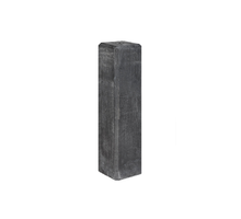 Betonpoer 15x15 cm antraciet + stelplaat recht 60cm