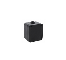 Contactdoos SWD opbouw 1-V zwart