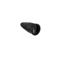 Contrastekker rubber 10/16a zwart